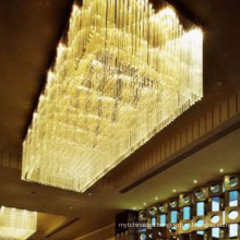 New design big hotel lobby large size Luxury pendant light modern crystal chandelier